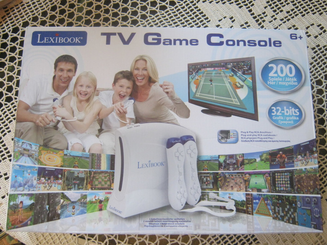 LEXIBOOK TV GAME CONSOLE PELAAMATON