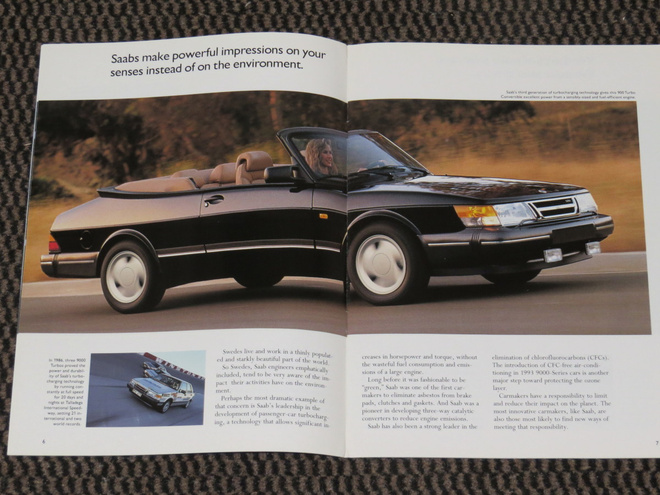 1993 Saab 900 9000 esite - KUIN UUSI - 20 sivua