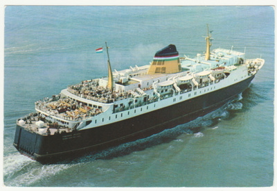 Laivakortti M.S. Koningin Juliana