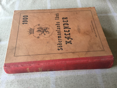 SÖDERMANLANDS LÄNS KALENDER 1900 HYVÄ