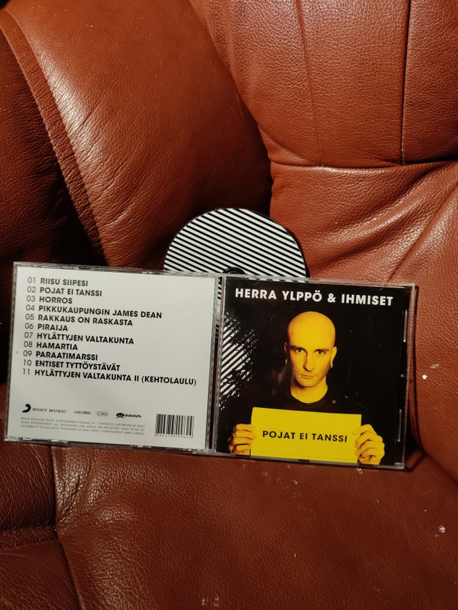 HERRA YLPPÖ ja ihmiset -pojat ei tanssi CD.