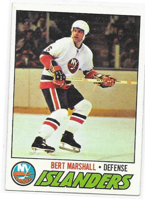 1977-78 Topps #206 Bert Marshall New York Islanders