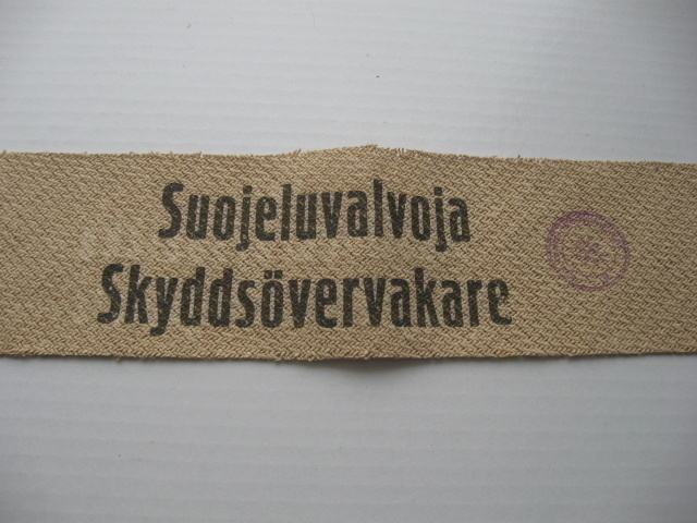 Käsivarsinauha - Suojeluvalvoja (leimattu)