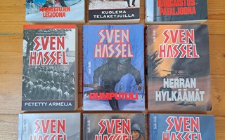 Sven Hassel Pokkarit x 9kpl