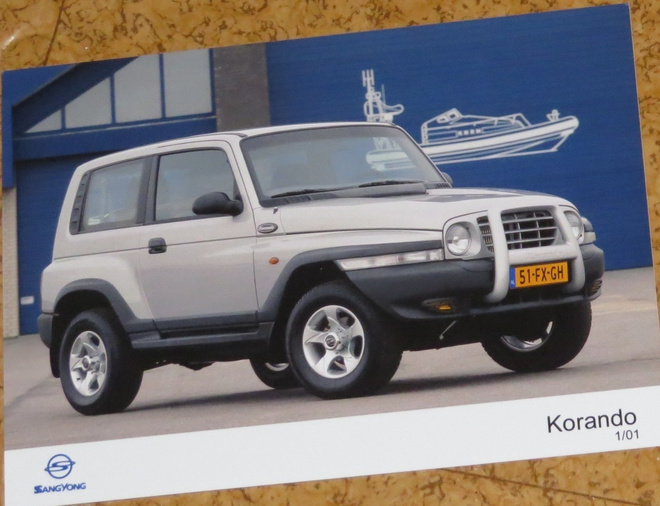2001 Ssang Yong Korando 4x4 pressikuva - KUIN UUSI