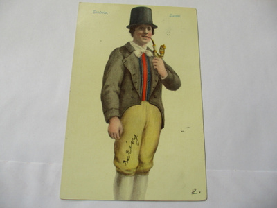 Kansanpuvut; Tenhola -1910 Hanko leimaus