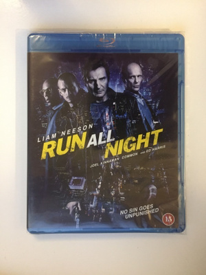 Run All Night (Blu-ray) Liam Neeson, Joel Kinnaman 2015 UUSI