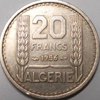 Algeria. 20 francs 1956. - pikkukuva 1