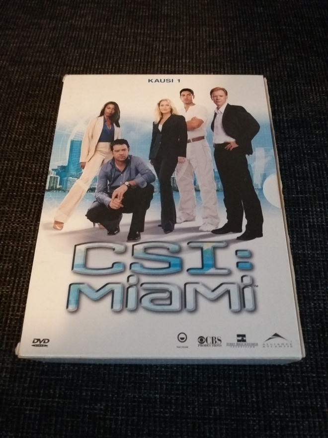 CSI Miami kausi 1 (dvd)