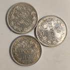 3kpl 50p, 0.75 hopeaa, hinta sisältää postikulut - pikkukuva 1