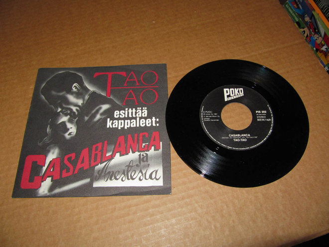Tao Tao 7" Casablanca/Anestesia, PS v.1987 MINT-