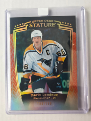 Mario Lemieux 2024-25 Stature Orange /199