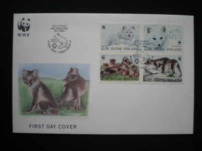 FDC WWF: Naaleja 19.3.1993 - LaPe 1195-1198