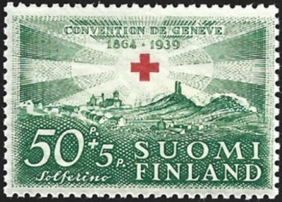 1939 Punainen Risti 50 p + 5 p **  LaPe 217
