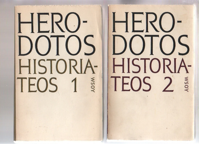 Herodotos: Historiateos 1 - 2, WSOY 1964, 1.p., nid., K3 +