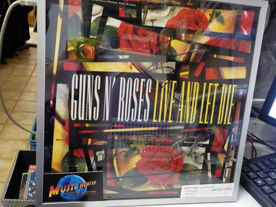 GUNS N' ROSES - LIVE AND LET DIE 12'' MAXI 3 NIMMARILLA