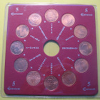 5 eurocent sarja - 12 kpl 5 cent - pikkukuva 1