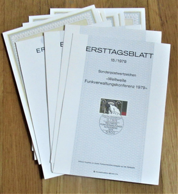 Länsi-Saksa fdc-kortit 23 kpl:n nippu