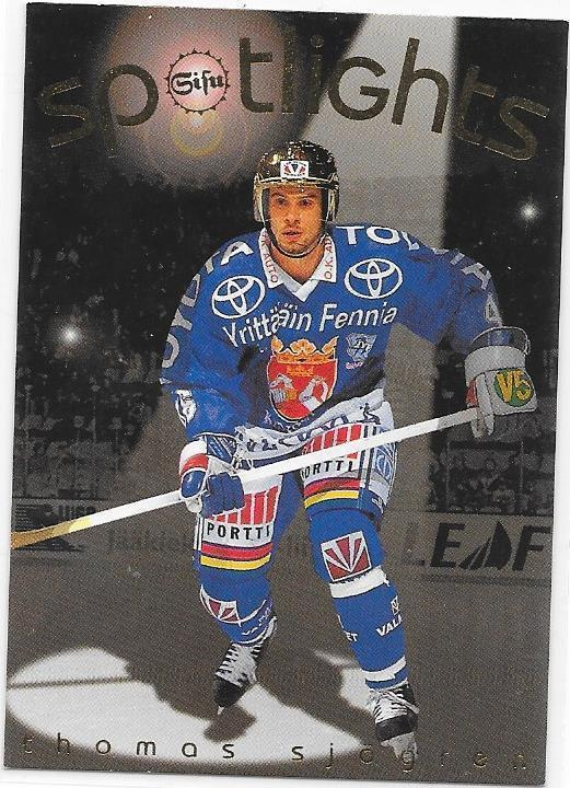 1995-96 SISU SpotLights #5of8 Thomas Sjögren JYP