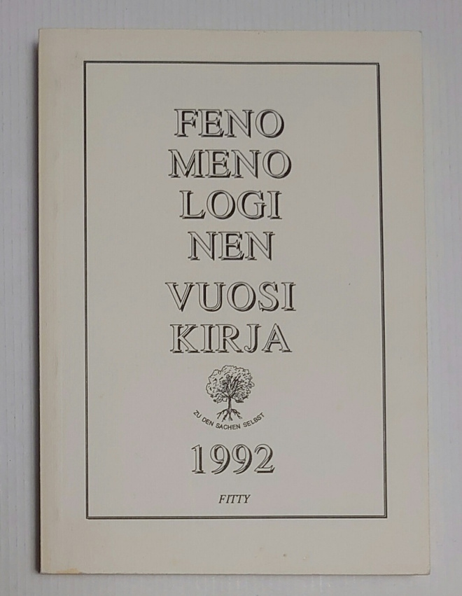 Fenomenologinen Vuosikirja 1992