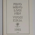 Fenomenologinen Vuosikirja 1992 - pikkukuva 1