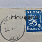 VANHA Kuori Hovgård Rivileima + Ingå 1951 - pikkukuva 2