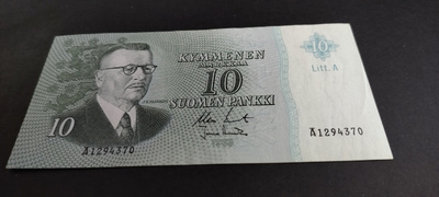 10mk 1963 Litt.A, KO2-Ara, Ä-sarjaa, KL 7-8