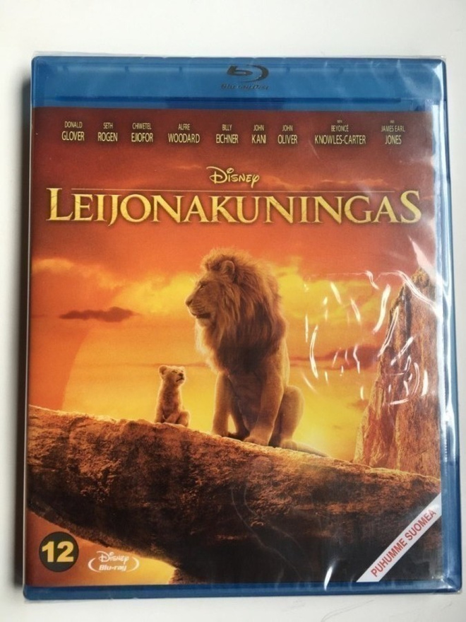 LEIJONAKUNINGAS, BluRay, Favreau, muoveissa
