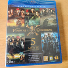 Pirates of the Caribbean: 5-Movie Collection (Blu-ray, uusi) - pikkukuva 1