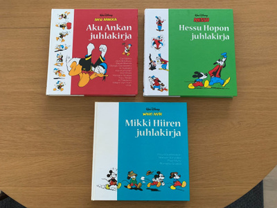 Aku Ankan, Hessu Hopon ja Mikki Hiiren juhlakirjat