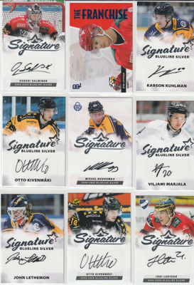 2024-25 Blueline Signature Silver #AUOK Otto Kivenmäki /100