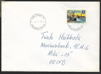 Kotka 100v FDC (LAPE 821)