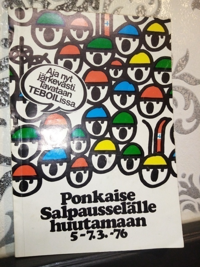 Käsiohjelma :  Salpausselkä 1976 ( SIS POSTIKULU)
