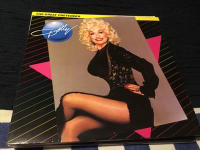 Dolly Parton The great pretender 1984 hieno Lp ger press inn