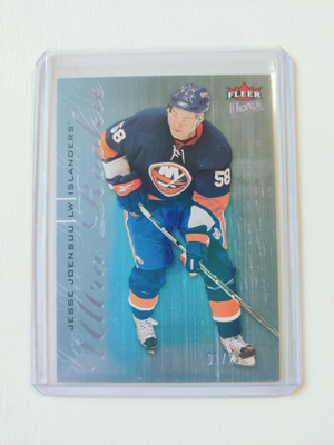 Jesse Joensuu - 09-10 Fleer Ultra Rookie Ice Medallion /25