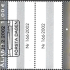 Ål 2002 Postiterminaali 1,00 € välilöpari numer EPL LaPe 206 - pikkukuva 2