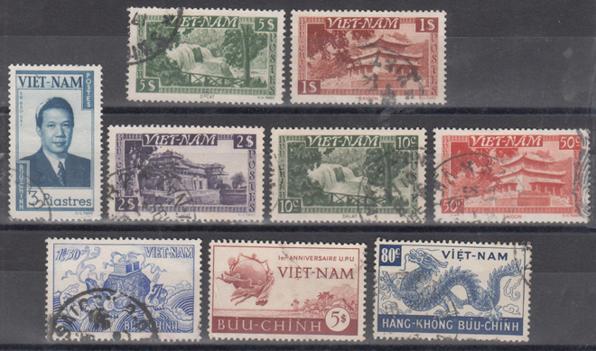 VIETNAM erä wanhaa 1945-1953