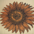 Fin-Helen - 2 x 2,7 m - Auringonkukka kangaspalat  - pikkukuva 2