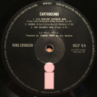 King Crimson – Earthbound (UK-Pressig) - pikkukuva 2