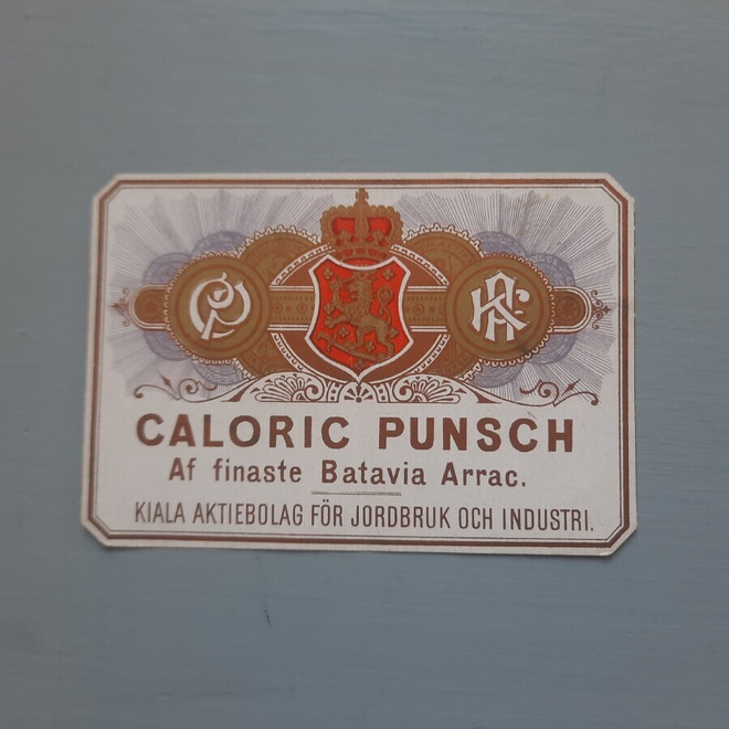 viinaetiketti Punsch Kiala Ab, Porvoo