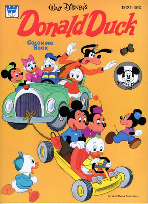 Whitman: Donald Duck Coloring Book (1974)