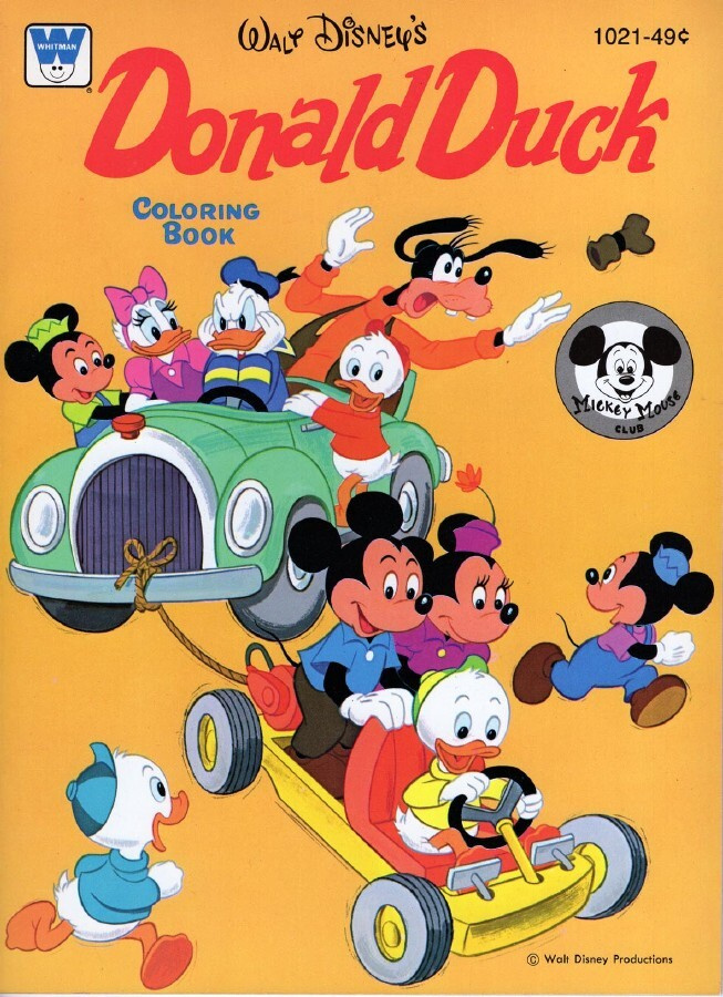Whitman: Donald Duck Coloring Book (1974)