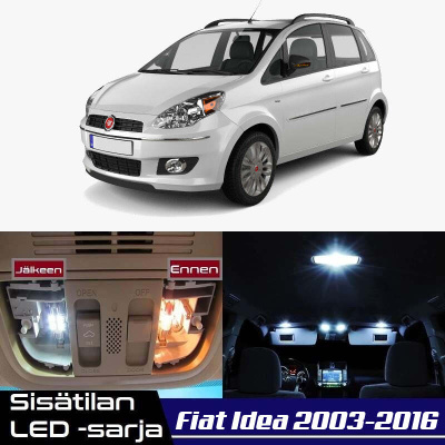 Fiat Idea Sisätilan LED-sarja 6-osainen