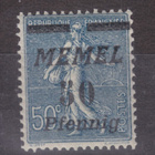 Saksa reich Memel 1922 Mi 61 postituoreena. - pikkukuva 1