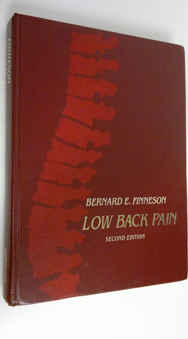 Bernard E. Finneson : Low back pain