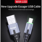 Essager USB A - USB C -datakaapeli / latauskaapeli / 1m - pikkukuva 2