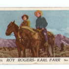 Purkkakuva Serie H n:o 64 ROY ROGERS-KARl. FARR - pikkukuva 1