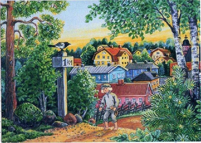 kortti **/° Pitkäranta Marjaliisa Satukuva - erilaisia