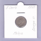 Malaya 5 Cents v.1950 KM#7 - pikkukuva 1