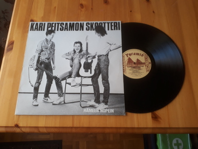 Kari Peitsamon Skootteri – Hämeen Nopein lp orig 1988 upea